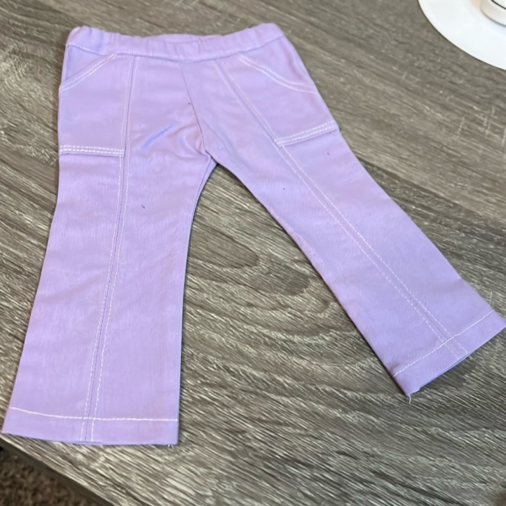 Handmade straight leg pants for 18”dolls.